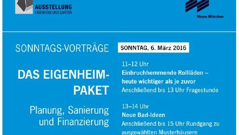 Das Bauzentrum Poing informiert wieder am 06. März.
