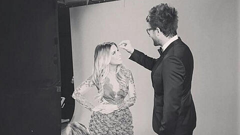 Das Moderatoren-Team: Sylvie Meis und Daniel Hartwich bei Aufnahmen für "Let's Dance 2015". Mehr Instagram-Bilder von Sylbie Meis gibt es in der Bilderstrecke.