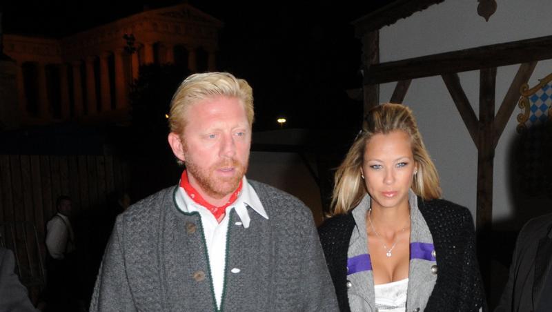 Glückliche Zeiten: Boris Becker und Sandy Meyer-Wölden auf dem Oktoberfest. Glückliche Zeiten: Boris Becker und Sandy Meyer-Wölden auf dem Oktoberfest.