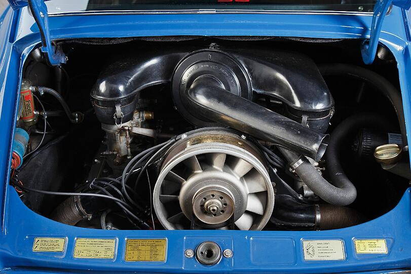 Kraft im Heck: der Boxer-Motor.