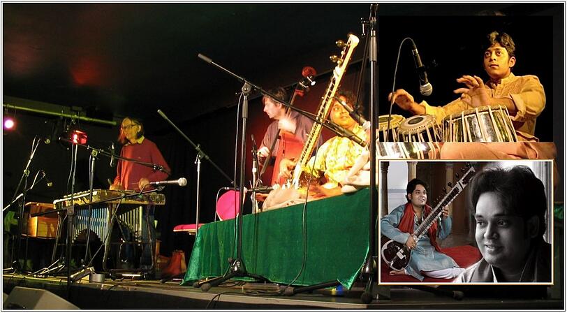Embryo und Mishras spielen gemeinsam im EineWeltHaus.