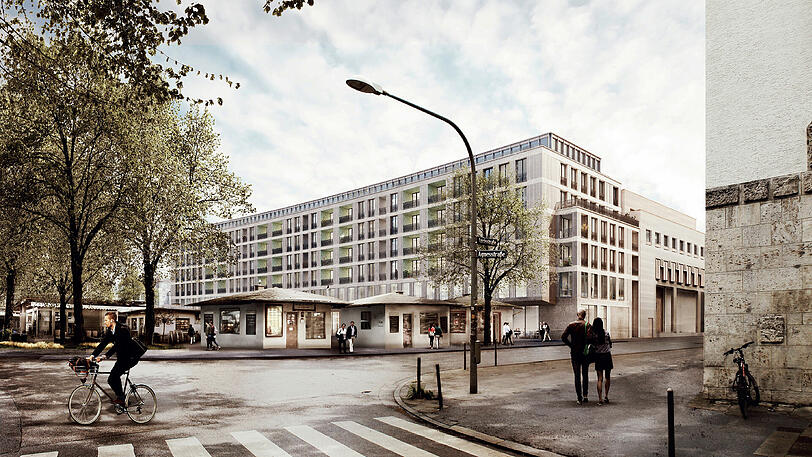 Potthässlich? Das geplante Gebäude der Stadtsparkasse neben dem Elisabethmarkt beschäftigt die Schwabinger so sehr wie der Abriss.