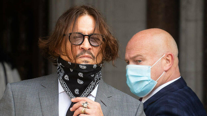 Johnny Depp am 13. Juli vor Gericht in London.