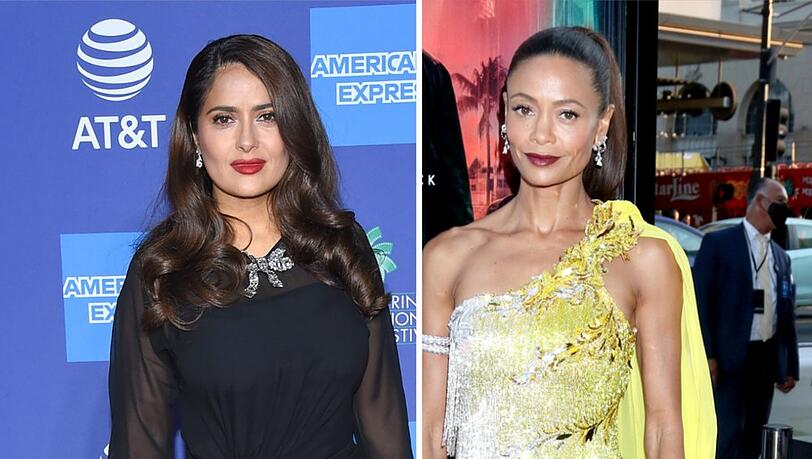 Salma Hayek (li.) wird für Thandiwe Newton einspringen. Salma Hayek (li.) wird für Thandiwe Newton einspringen.