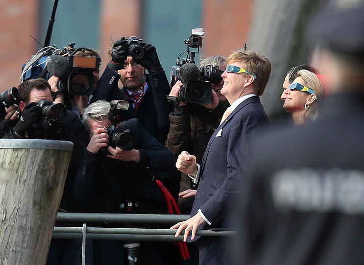Königin Máxima und König Willem-Alexander der Niederlande bei ihrem Besuch in Hamburg
