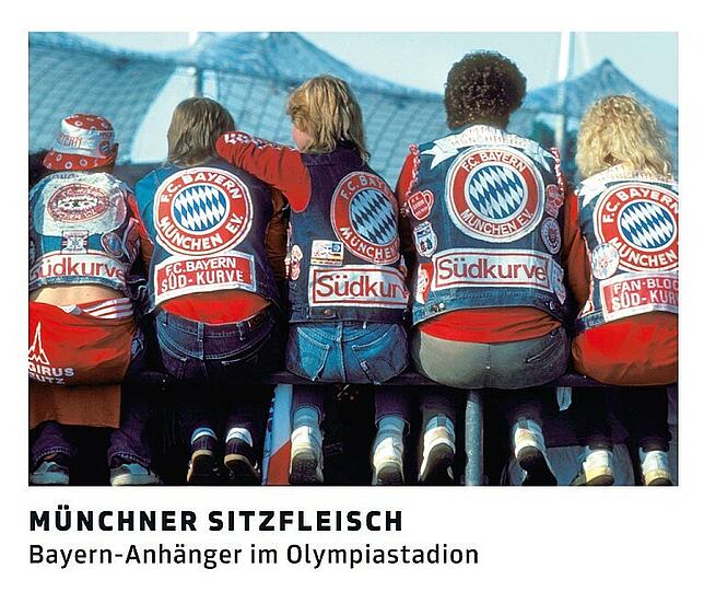 Die Bayern-Fans im damaligen Olympiastadion.