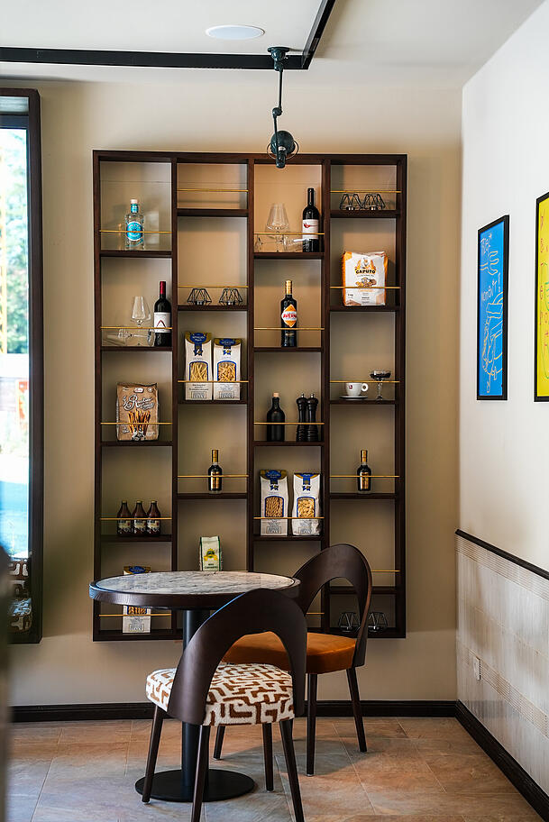 Ein Blick ins neue italienische Lokal in Bad Wiessee.