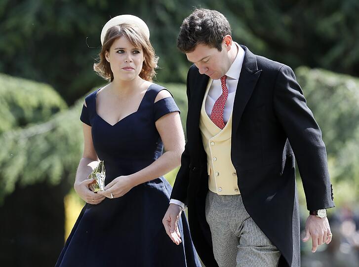 Prinzessin Eugenie und ihr Freund Jack Brooksbank kommen zur Hochzeit von Pippa Middleton.
