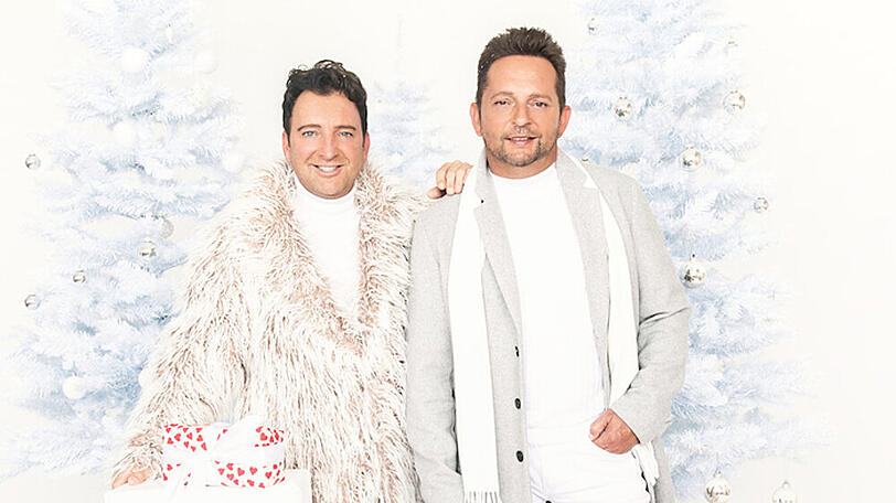 Fredi Malinowski (li.) und Martin Hein hoffen 2020 auf weiße Weihnachten.