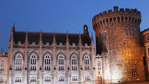 Das Dublin Castle: Hier feiern die Iren an diesem Mittwoch den Beginn ihrer EU-Ratspr&auml;sidentschaft. (Archivbild)