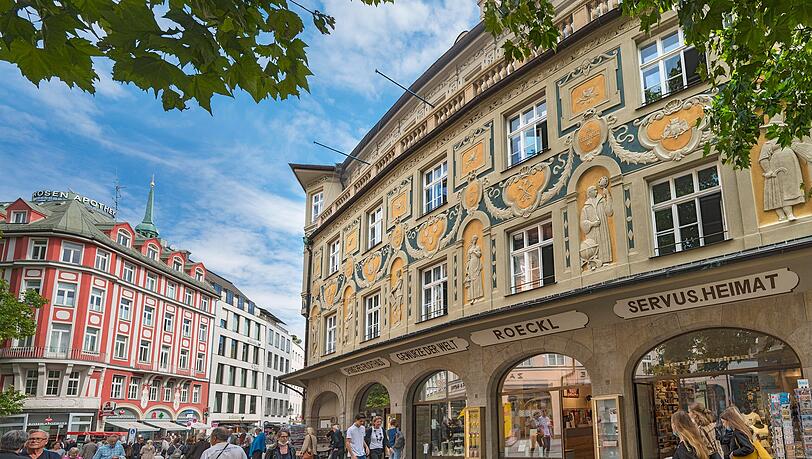 Im historischen Ruffinihaus an der Sendlinger Stra&szlig;e ist die Stadt Vermieter der kleinen L&auml;den.