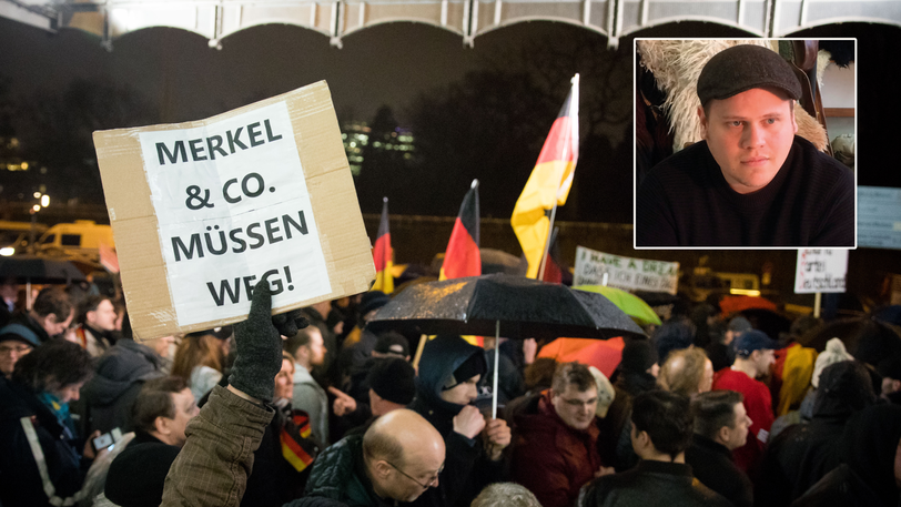 Vor wenigen Tagen demonstrieren Teilnehmer in Hamburg, unter ihnen sind laut dem Verfassungsschutz auch &bdquo;Reichsbürger&ldquo;.