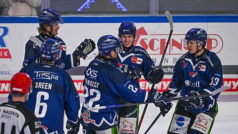 Die Straubing Tigers stehen nach dem Erfolg in Frankfurt im Playoff-Viertelfinale.