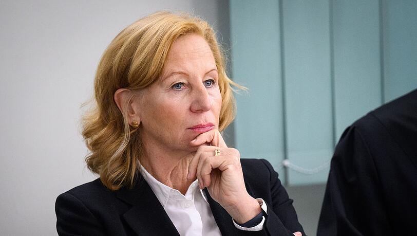 Patricia Schlesinger, ehemalige Intendantin des RBB, beim Prozess am Landgericht Berlin. (Archivbild)