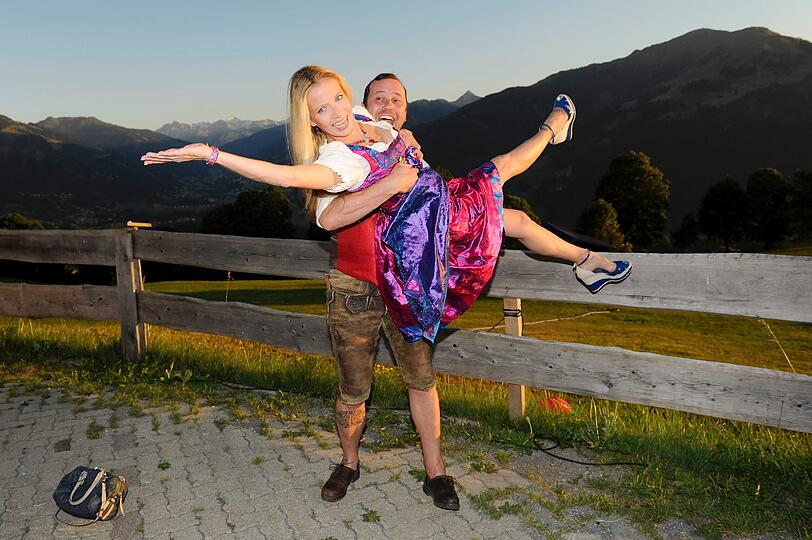 Michel Guillaume und Freundin Georgia Schultze.