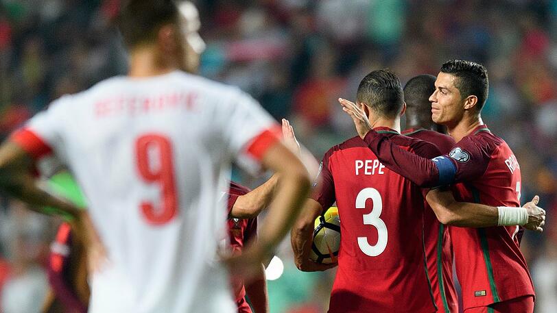 Portugal: Im letzten Qualispiel konnten sich der amtierende Europameister um Cristiano Ronaldo gegen die Schweiz durchsetzen.