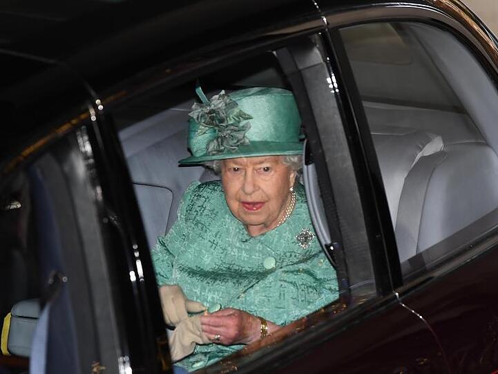 Queen Elizabeth II. verliest das Regierungsprogram.