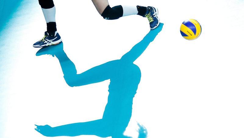 Eine Volleyballerin in Aktion. Foto: Laurent Dubrule/epa/dpa/Symbolbild Eine Volleyballerin in Aktion. Foto: Laurent Dubrule/epa/dpa/Symbolbild