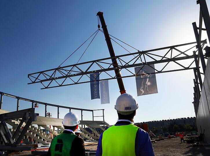 Die Bilder von der Apassionata-Baustelle in Fröttmaning.