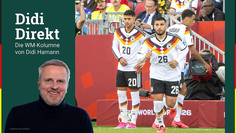 Schlägt gegen Ecuador die Stunde der bisherigen Edeljoker? Geht es nach AZ-Kolumnist Didi Hamann, kommt Nadiem Amiri (l.) für Jamal Musiala (r.) in die Startelf - ganz im Gegensatz zu Deniz Undav (M.), den er in der bisherigen Rolle belassen würde. Schlägt gegen Ecuador die Stunde der bisherigen Edeljoker? Geht es nach AZ-Kolumnist Didi Hamann, kommt Nadiem Amiri (l.) für Jamal Musiala (r.) in die Startelf - ganz im Gegensatz zu Deniz Undav (M.), den er in der bisherigen Rolle belassen würde.