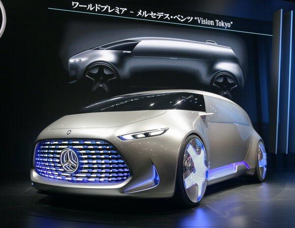 Kleine Augen, große Mund: Das Mercedes Concept.