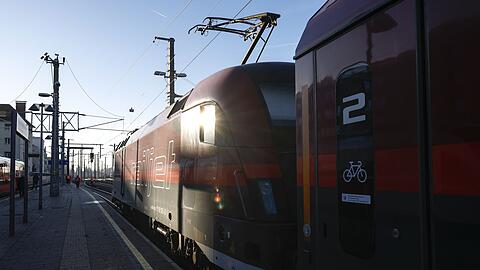 Der Railjet wurde so stark besch&auml;digt, dass er nicht mehr weiterfahren konnte. (Symbolbild)