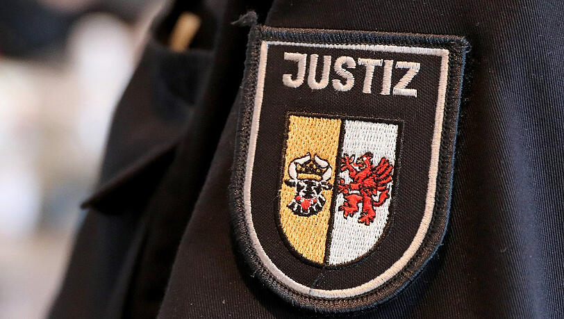 Ärmelabzeichen eines Justizbeamten.
