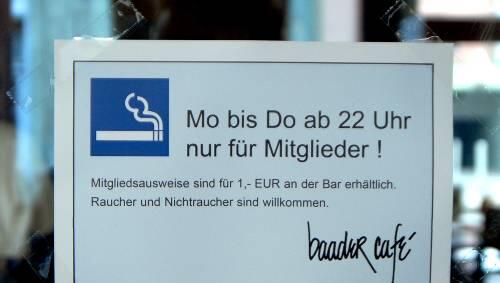 Raucherclubs wie diesen, die nur mit Mitgliedsausweis betreten werden dürfen, wird es künftig nicht mehr geben. Raucherclubs wie diesen, die nur mit Mitgliedsausweis betreten werden dürfen, wird es künftig nicht mehr geben.
