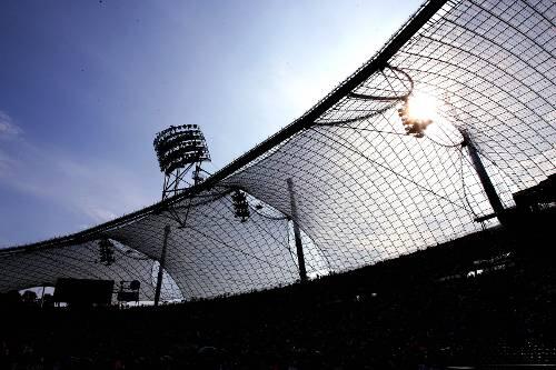 Das ehrwürdige Olympiastadion, bald Schauplatz eines alpinen Slaloms? So will es Felix Neureuther.