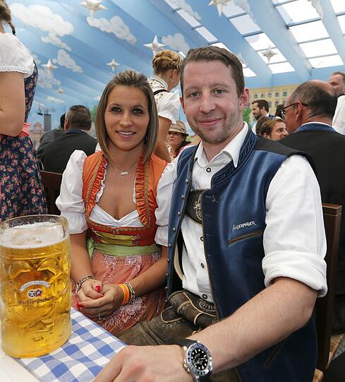 Michael Wolf mit seiner Frau.