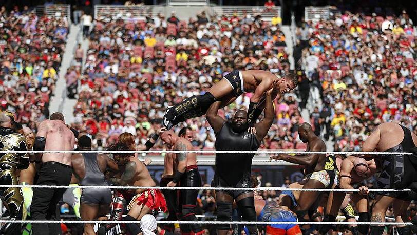 WrestleMania 31: Chaos pur beim "Andre The Giant Memorial Battle Royal" WrestleMania 31: Chaos pur beim "Andre The Giant Memorial Battle Royal"