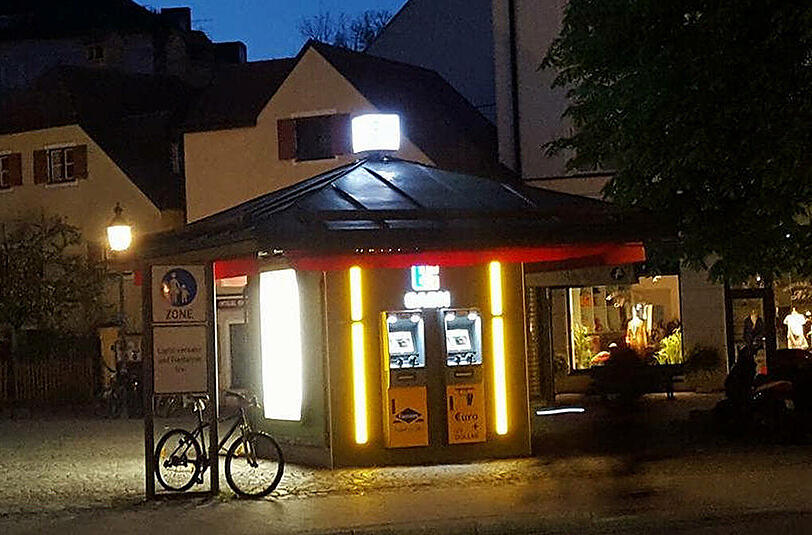Über diese Beleuchtung regen sich Bürger in Haidhausen auf.
