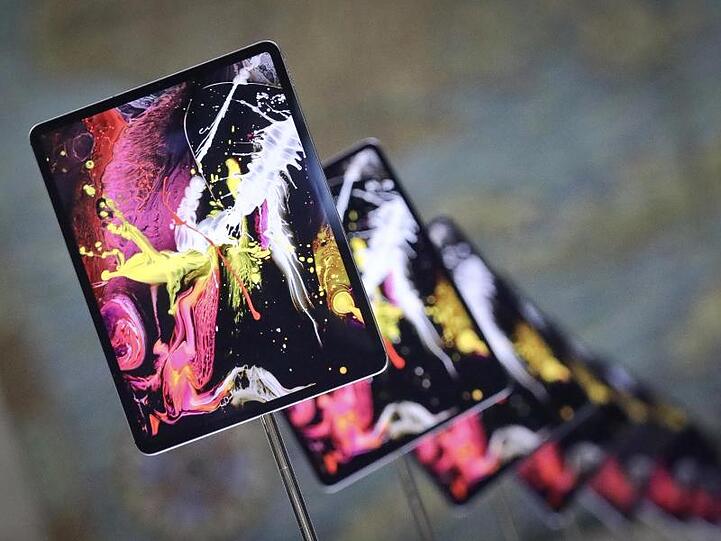 Das iPad Pro von Apple bei einer Produktvorstellung.