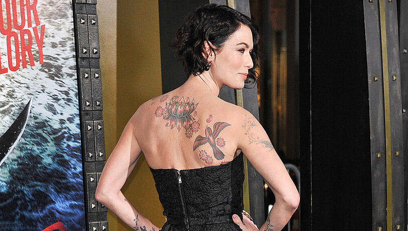 Lena Headey zeigt stolz ihre Tattoos bei der Filmpremiere "300: Rise of an Empire" Lena Headey zeigt stolz ihre Tattoos bei der Filmpremiere "300: Rise of an Empire"
