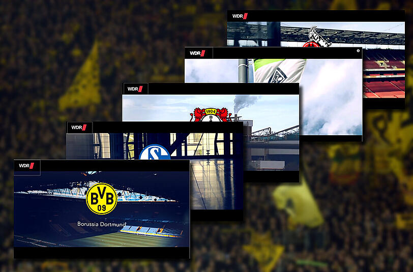 Dortmund, Schalke, Leverkusen, Gladbach, Köln. Die Kurvenklänge-Videos des WDR begeistern nicht nur Fans.
