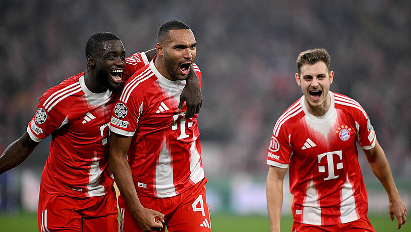 Verstehen sich gut: Jonathan Tah und Dayot Upamecano vom FC Bayern.