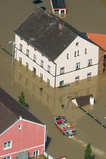 Aktuelle Fotos vom Hochwasser in Deggendorf: Fotos von der Flut.