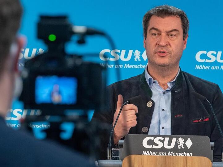 Markus Söder, CSU-Vorstandsvorsitzender und Ministerpräsident von Bayern. Foto: Peter Kneffel/dpa