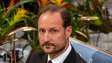 Kronprinz Haakon von Norwegen bei einem Auftritt.