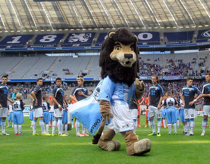 Der TSV 1860 in der Allianz Arena.