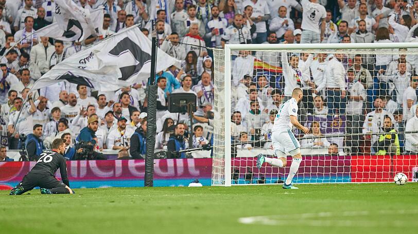 Schwerer Patzer: Sven Ulreich (li.) vom FC Bayern im Rückspiel bei Real Madrid.