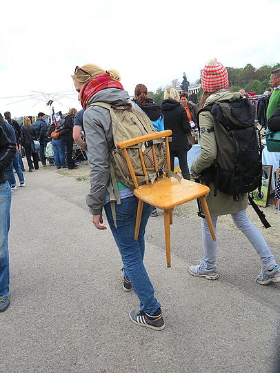 So war der Flohmarkt auf der Theresienwiese.