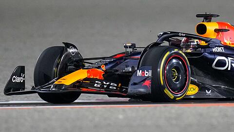 Mit Weltmeister-Helm: Max Verstappen war auch im Großen Preis von Katar nicht einzuholen.