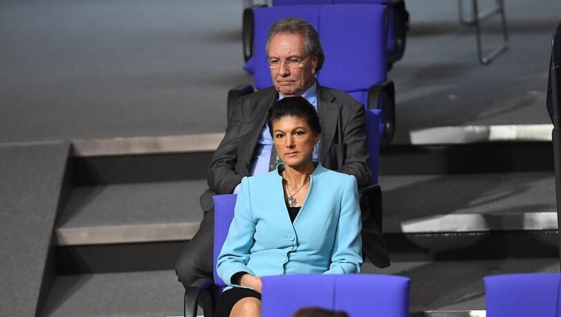 Klaus Ernst und Sahra Wagenknecht (Archiv).