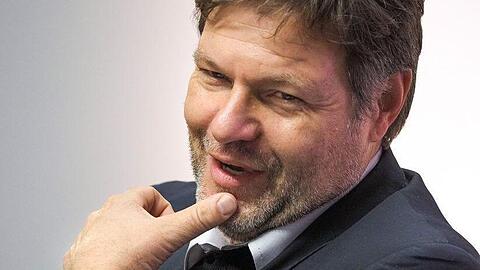 Viele sehen ihn schon als nächsten Bundeskanzler: Robert Habeck, hier beim AZ-Interview.