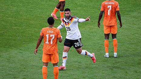 Deniz Undav w&auml;hrend des WM-Spiels gegen die Elfenbeink&uuml;ste.
