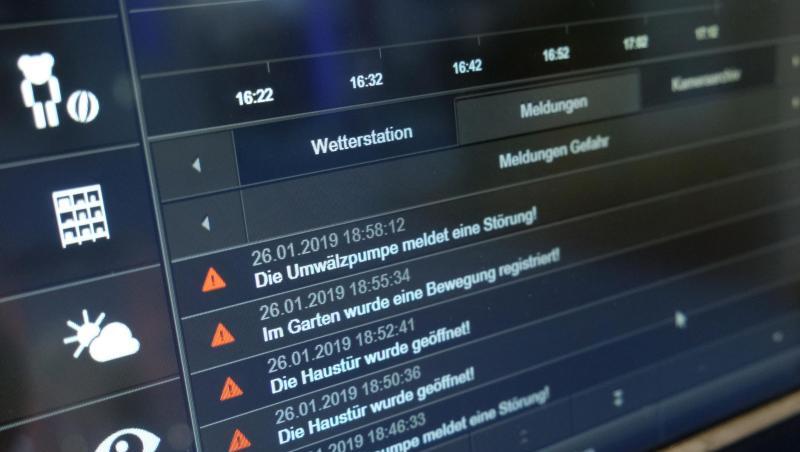 Ein neuer Standard soll kommen: Der Überwachungsmonitor eines Smart Homes für vernetzte und fernsteuerbare Geräte war deise Jahr auf der Messe home2 zu sehen. Ein neuer Standard soll kommen: Der Überwachungsmonitor eines Smart Homes für vernetzte und fernsteuerbare Geräte war deise Jahr auf der Messe home2 zu sehen.