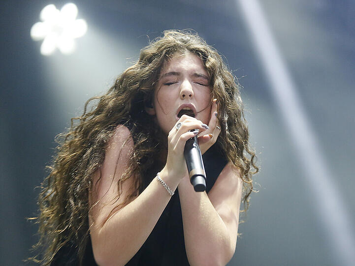Lorde bei einem Auftritt in Austin City