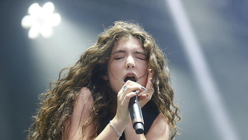 Lorde bei einem Auftritt in Austin City Lorde bei einem Auftritt in Austin City