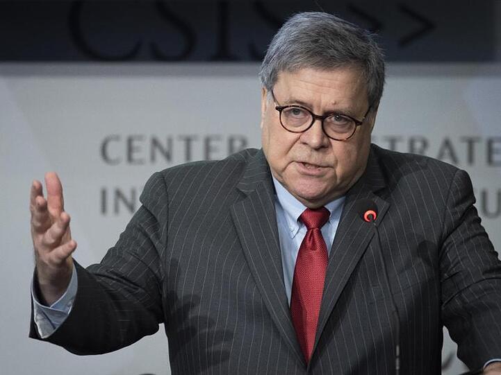 US-Justizminister William Barr hat eine aktive Unterstützung der europäischen Konkurrenz des chinesischen Technologie-Konzerns Huawei ins Gespräch gebracht.